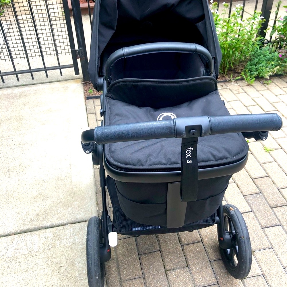 Bugaboo Fox 3 stroller with free pink canopy accessory